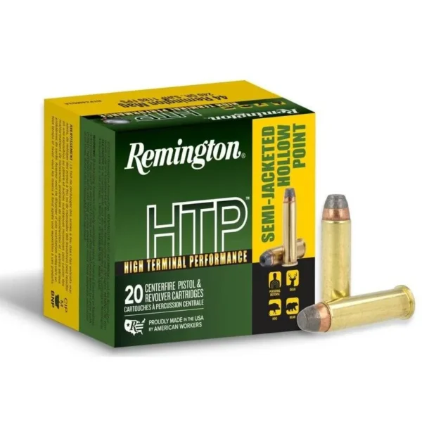 Remington Arms Co. Inc. Remington HTP Handgun Ammunition .44 Rem Mag 240gr SJHP 1180 fps 20/ct
