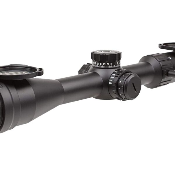 Sig Sauer Whiskey 4 Low Profile Rifle Scope 3-12x44 30mm SFP Hellfire Quadplex Illum Capped 0.25 MOA - Black