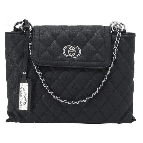 Rugged Rare Cameleon Lissa Concealed Carry Handbag Black