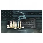 Hornady BLACK 7.62X39 ammunition, black box with cartridges displayed in front