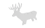 Birchwood Casey AR500 3/8" Silhouette Plate Target 3-Hole Deer - alternate view 2