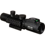 KONUSPRO AS34 Rifle Scope - 2-6x28mm 34mm SFP Engraved/Illum Mil-Dot Black Matte
