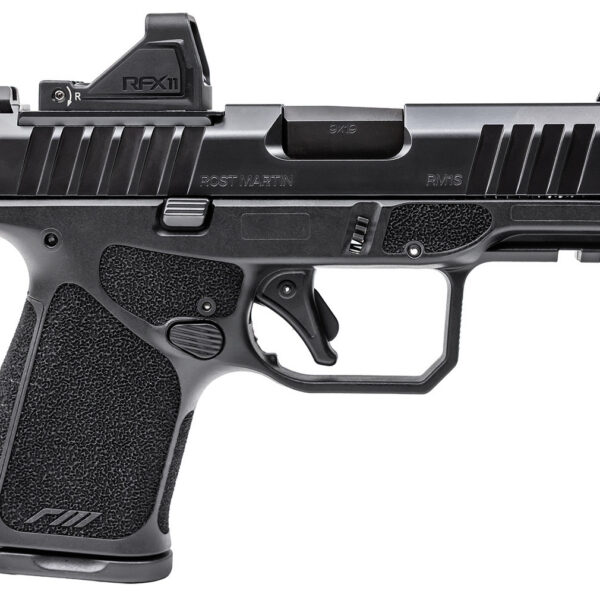 Rost Martin RM1S Handgun 9mm Luger 10(4)rd Magazines 3.6" Barrel Black Black Red Dot Pistol Case
