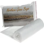 Alaska Game Bags Northern Game Carcass Bag 48-inch, white rolled bag in front of retail package