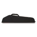 Allen Durango Rifle Case black soft case, side view with carry handle and zipper