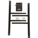 Allen EZ Aim Target Stand Base, black frame shown with bracket, rods and hardware