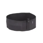 ALLEN HIDEOUT BELLYBAND HLSTR black angled view with wide wraparound band and closure panel