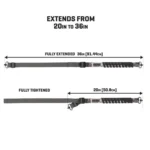 Allen Company ALLEN TRAK SLING W/SWIVELS VEIL GRAY - alternate view 2