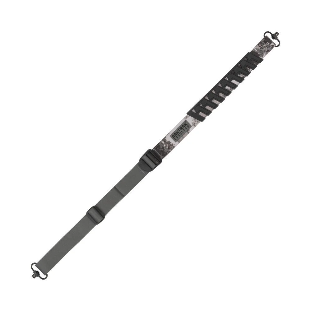 allen-trak-traction-web-rifle-sling-veiltac-grey-primary-1 ALLEN TRAK SLING W/SWIVELS VEIL GRAY, gray padded sling with black webbing and swivels