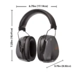The Allen Company Inc. Allen ULTRX Heavy Sound Defender Passive Ear Muffs 26dB Grey - alternate view 2