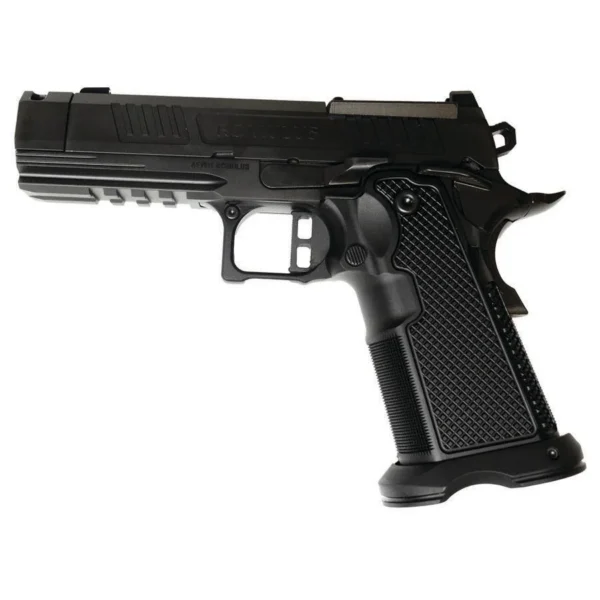 Alpha Foxtrot AF1911-Romulus MOS Adapter Handgun 9mm Luger 17(1) & 20rd(1) Magazines 3.5" Comp Threaded Barrel DLC Black