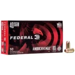 Federal Cartridge Co. American Eagle Handgun Ammunition .40 S&W 165 gr FMJ 1130 fps 1000/ct