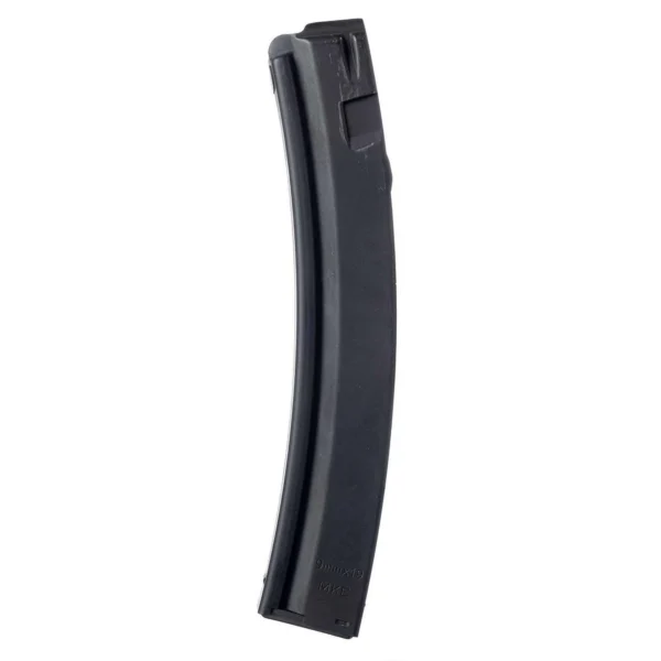Century Arms AP5 Magazine curved black magazine, side view