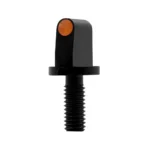 XS Sight Ember Standard Dot Sight, black front sight with orange dot and threaded post