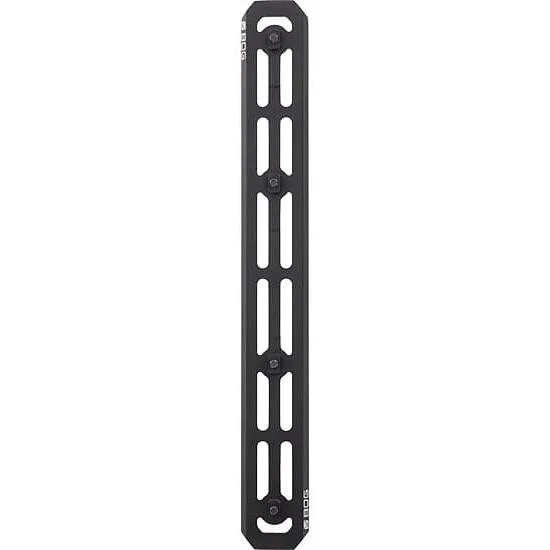 arca-swiss-tripod-rail-arca-swiss-tripod-plate-primary AOB BOG M-LOK Rail Arca Swiss Tripod Plate, black slotted plate shown from the top