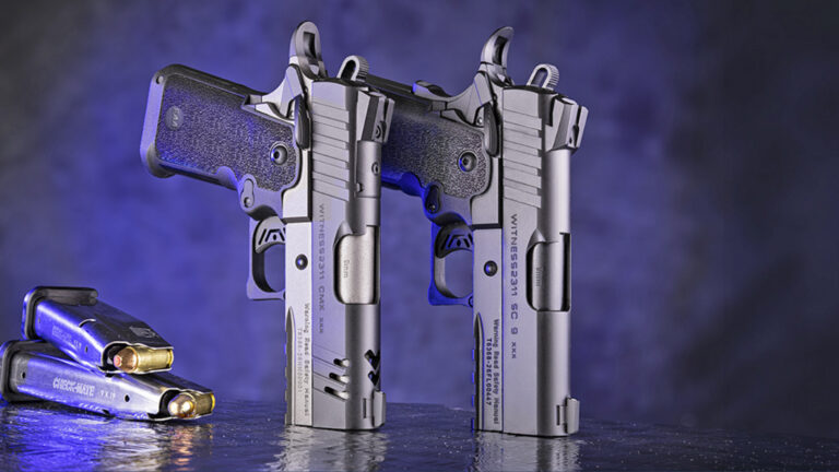 EAA CMX XXX and SC9 XXX compact 2011 style handguns