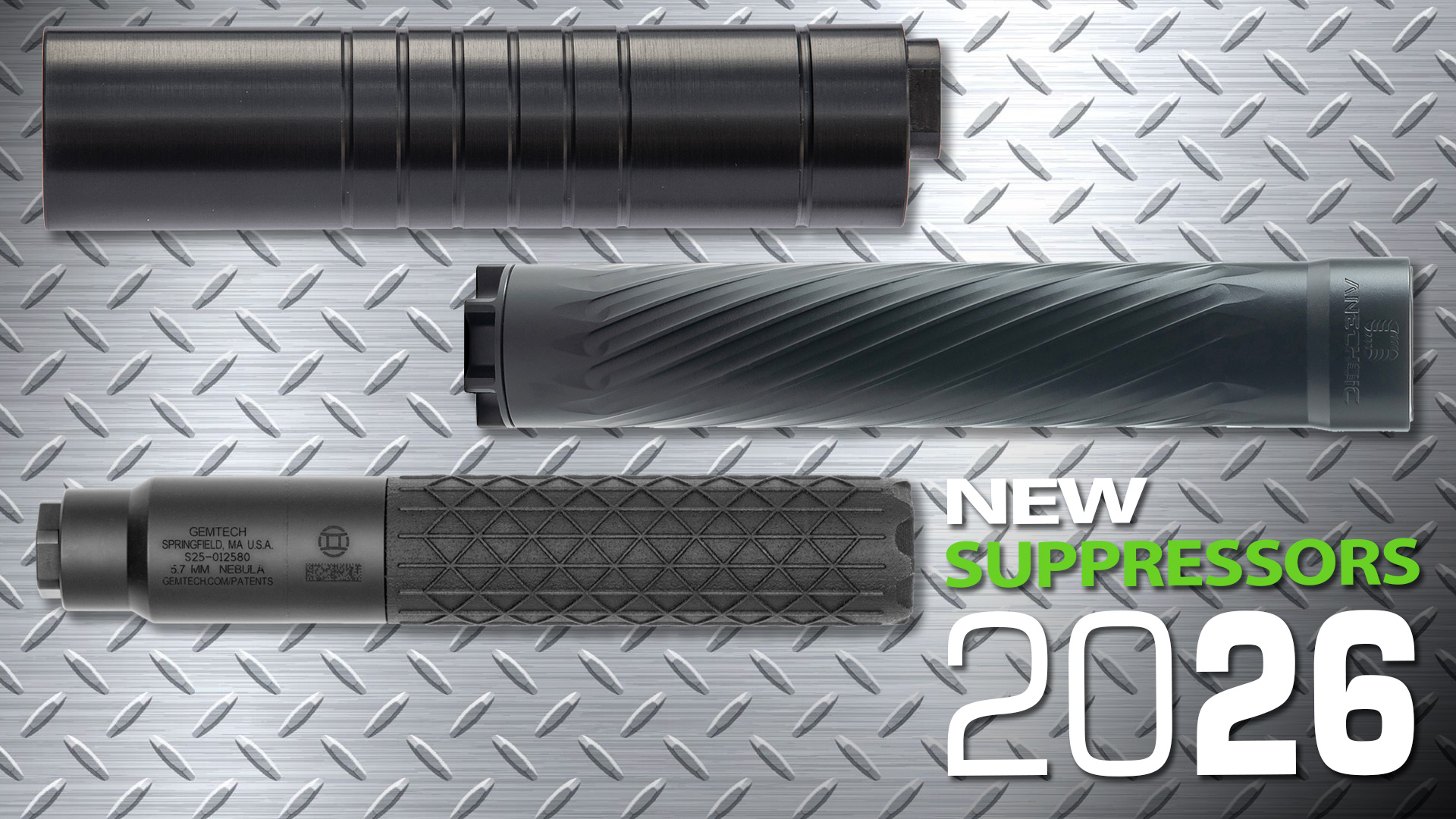 The latest in pistol suppressor technology - 7 new offerings for the year 2026