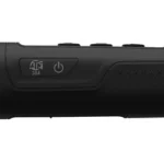ATN BLAZETREK 6 black thermal monocular side view with control buttons and rubber eyecup