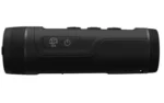 ATN BLAZETREK 6 black thermal monocular side view with control buttons and rubber eyecup