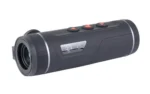 ATN BLAZETREK 6 black thermal monocular, angled side view with front lens and top buttons