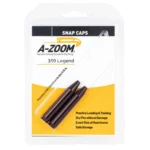Pachmayr/Tacstar Division A-Zoom Snap Cap 350 Legend, front package with two dark snap caps