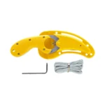 Columbia River Knife & Tool CRKT Bear Claw Fixed Knife 2-2/5" Hawkbill Blade Yellow - alternate view 5