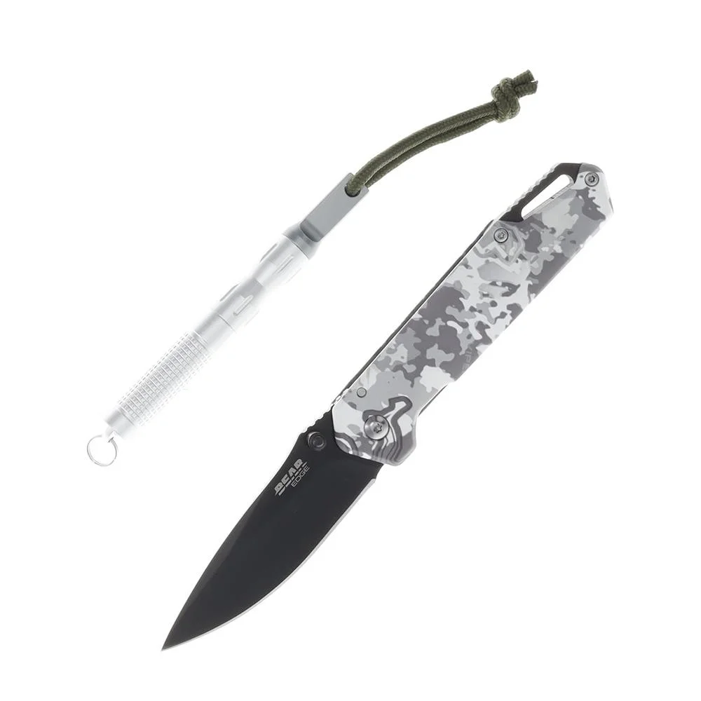 bear-son-edge-folding-knife-primary Bear & Son Cutlery Bear & Son Edge Folding Knife 3" Drop Point Blade Truetimber White Viper