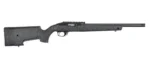 Bergara BXR Rimfire Rifle, black and grey right-side view with carbon-fiber-pattern barrel