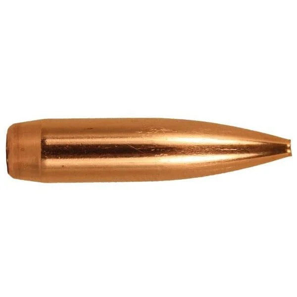 Berger Match Grade Target Bullets, single copper-coloured pointed bullet in side view