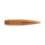 Berger Match Grade Hunting Bullets copper-colored pointed bullet, side view