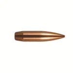 Berger Elite Hunter copper-coloured rifle bullet, side view