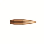 Berger VLD Target copper-coloured bullet, side view with pointed tip