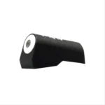 XS Sight Systems Big Dot Tritium shotgun bead, black side view with white-ringed front dot