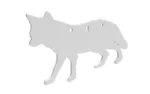 Birchwood Casey AR500 3/8" Silhouette Plate Target 3-Hole Coyote - alternate view 2
