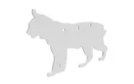 Birchwood Casey AR500 3/8" Steel 1 Hole Animal Silhouette Target - Bobcat 1/ct - alternate view 2