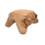 Birchwood Casey Steady-Shot Echo Bag, tan angled view with three support lobes and strap