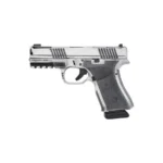 Black Rain Ordnance Inc Black Rain Frontline+ Handgun 9mm Luger 15rd Magazine 3.75" Barrel Bright White Battleworn Finish