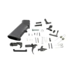 Black Rain Ordnance GI Lower Parts Kit with black grip, trigger and assorted small components