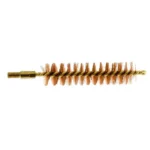 Pro-Shot Brass Core/Bronze Bristle Chamber Brush side view with bronze bristles and brass threads