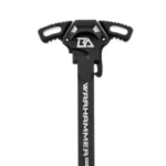BREEK WRHMR M2 MICRO L AR15 charging handle, black top view with ambidextrous levers