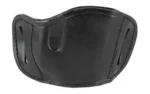 Bulldog Cases Bulldog Molded Leather Belt Slide Holster for Most Large Frame Autos Black RH - alternate view 2