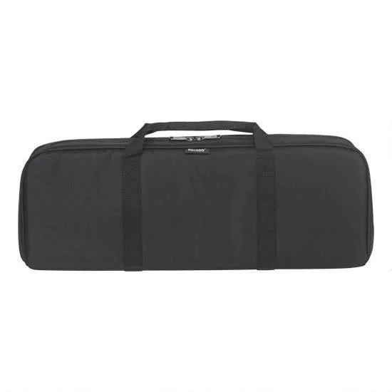 bulldog-ultra-compact-ar-15-discreet-carry-rifle-c-primary Bulldog Ultra Compact AR-15 Discreet Carry Rifle Case, black side view with handles and zip pocket