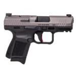 Century Arms Canik TP9 Elite SC 9mm Luger 12rd (1) & 15rd (1) Magazines 3.5" Barrel Tungsten Slide/ Black Grip