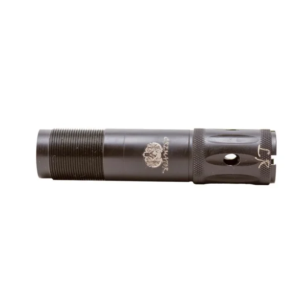 Carlson's Cremator Waterfowl Long-Range Ported Choke Tube, dark finish with side ports
