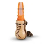 Hunters Specialties Inc. Carlton's Calls Boss Cow Call, tan and orange elk mouth call