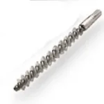 RCBS RC Case Neck Brush Medium, silver spiral wire brush in angled side view