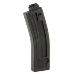 Chiappa M4 black curved magazine, angled front view with ribbed body