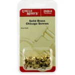 Michaels Of Oregon Uncle Mike's Chicago Brass Screws - 24 Pack