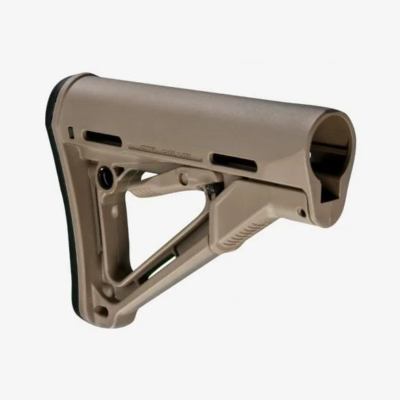 compact-adjustable-ar-15-buttstock-primary Magpul Industries MAGPUL CTR CARB STK MIL-SPEC FDE