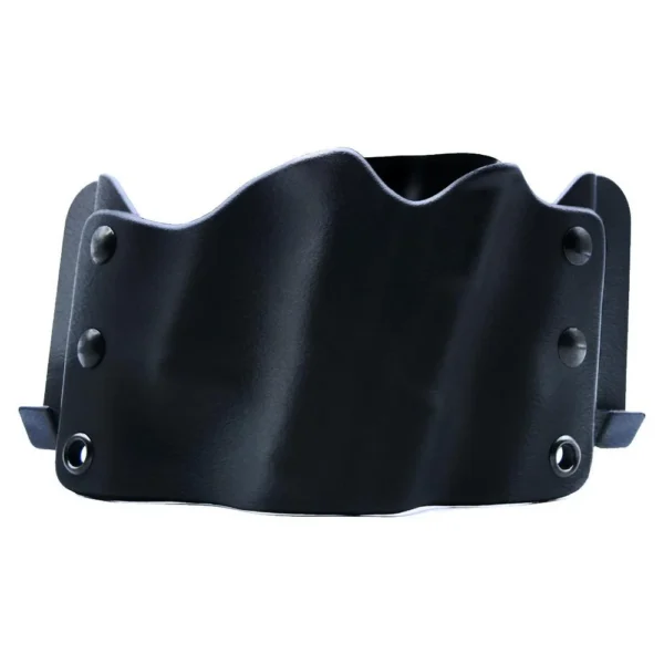 Stealth Operator Compact OWB Clip Holster black molded holster, front view
